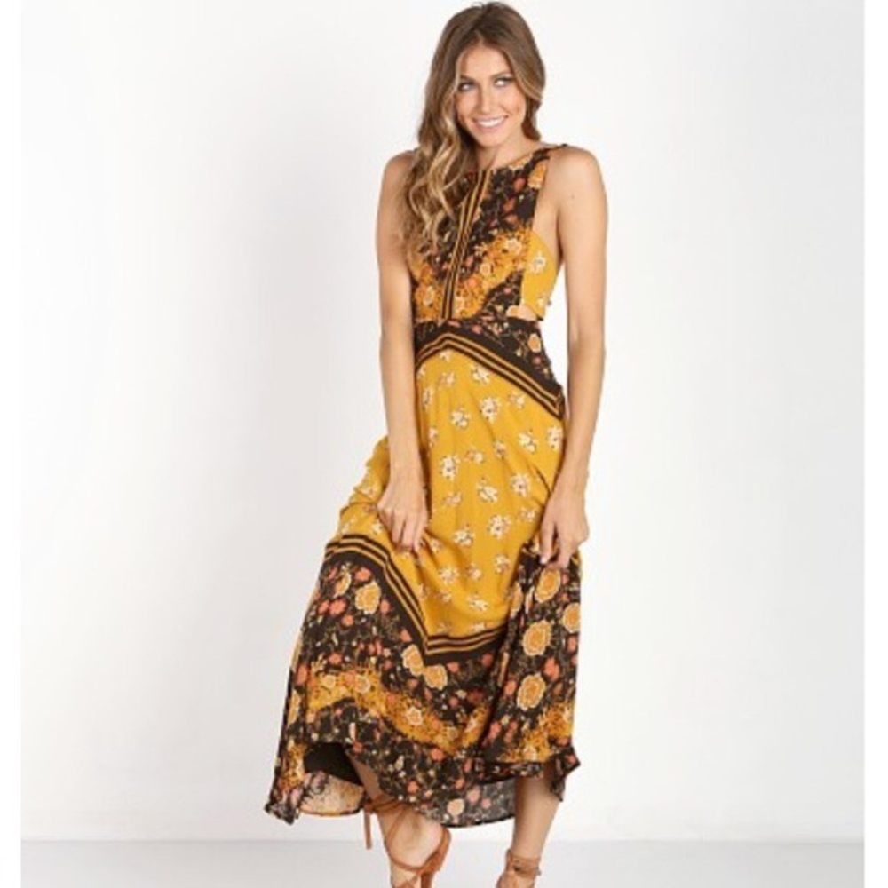Free People ‘sunrise oblivion’ midi dress